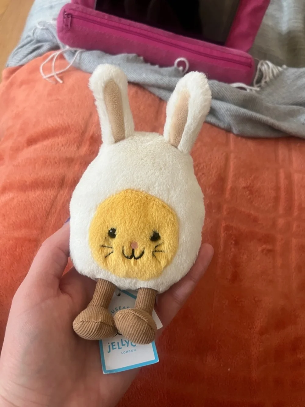 Retired Jellycat Amuseables Bunny Egg Plush - Picture 3 of 10